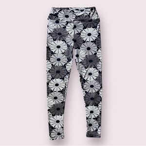 LuLaRoe Black and Gray Spider Web Leggings - OS - New